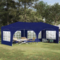 vidaXL Namiot imprezowy rozkładany 575 x 288 x 245 cm niebieski