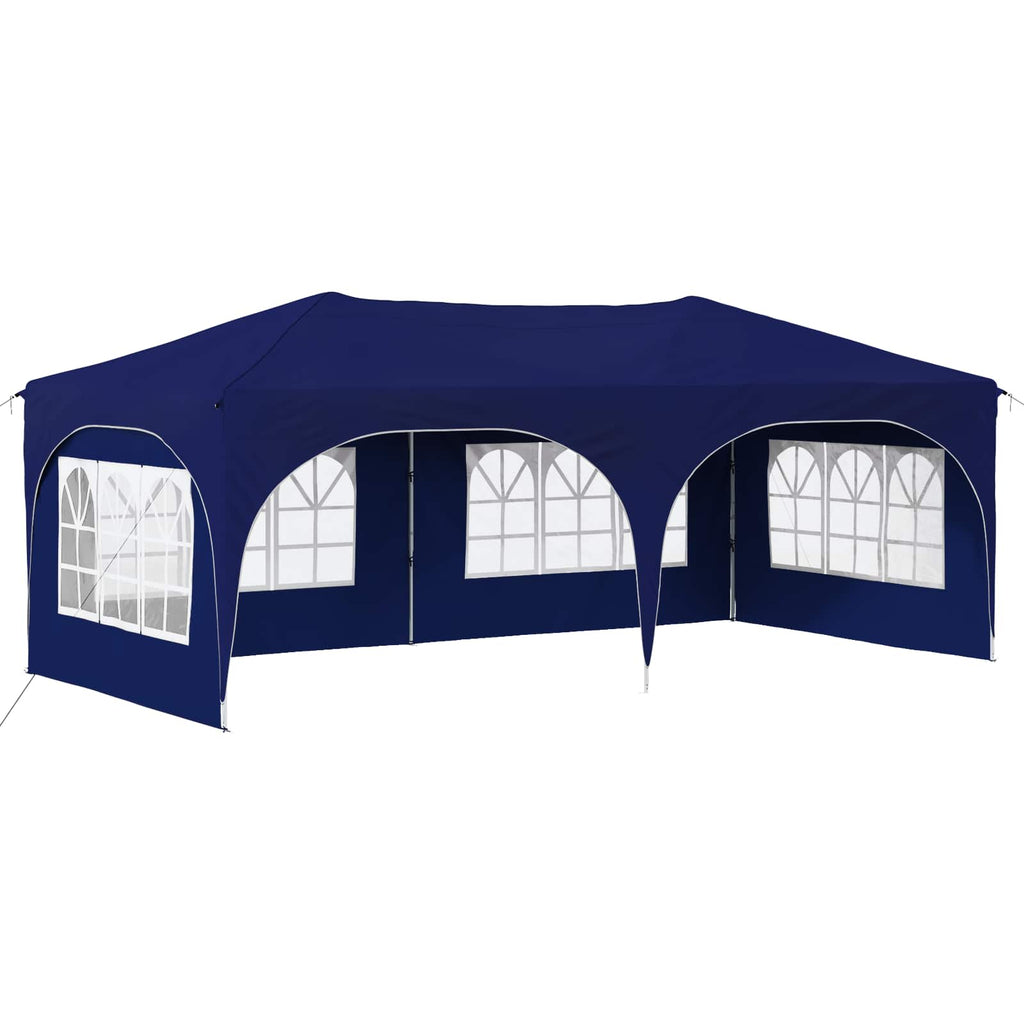 vidaXL Namiot imprezowy rozkładany 575 x 288 x 245 cm niebieski