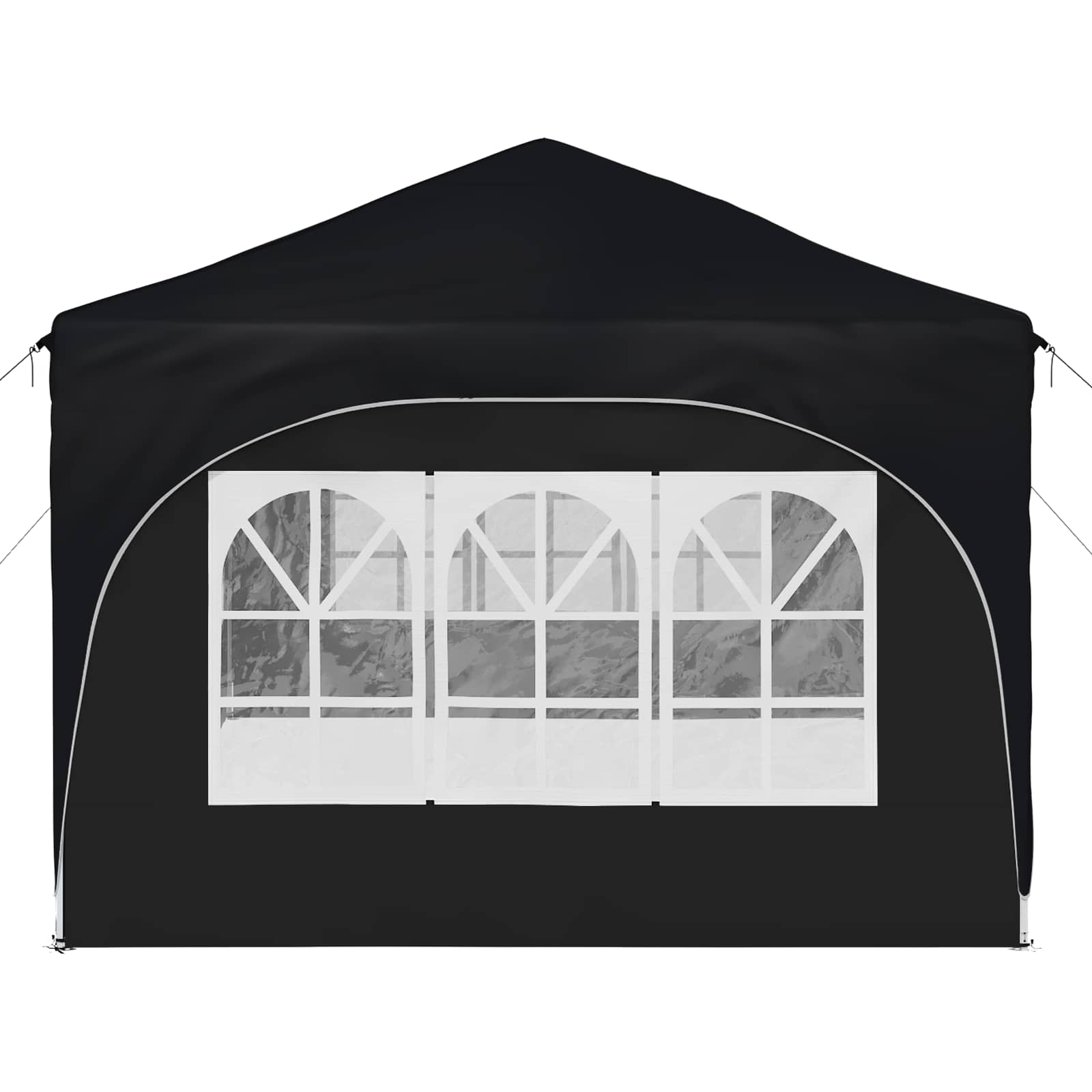vidaXL Namiot imprezowy rozkładany 575 x 288 x 245 cm antracytowy