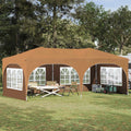 vidaXL Namiot imprezowy rozkładany 575 x 288 x 245 cm Beżowy