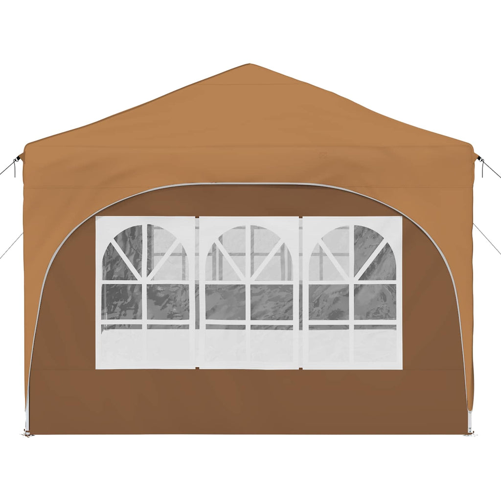 vidaXL Namiot imprezowy rozkładany 575 x 288 x 245 cm Beżowy