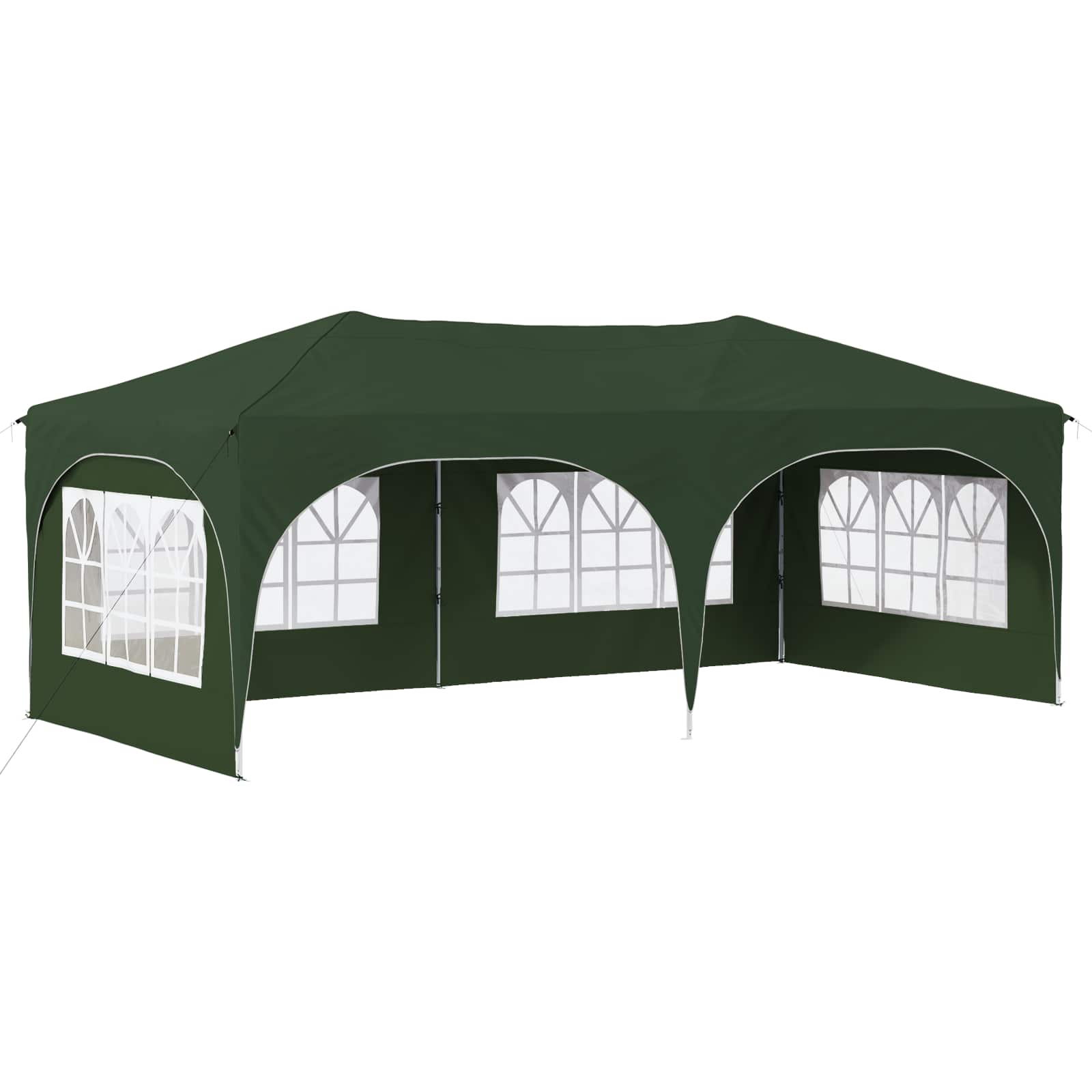 vidaXL Namiot imprezowy rozkładany 575 x 288 x 245 cm zielony