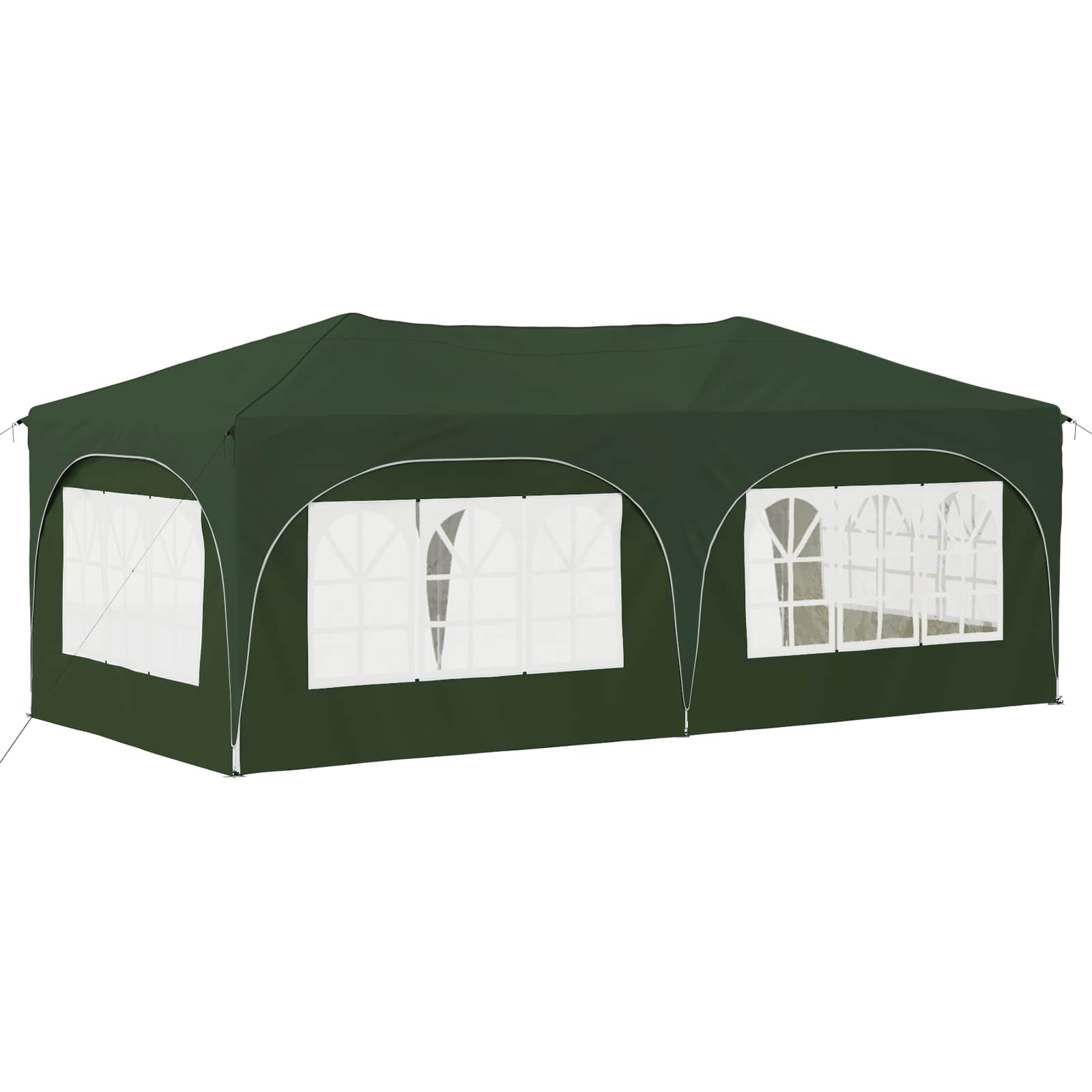 vidaXL Namiot imprezowy rozkładany 575 x 288 x 245 cm zielony