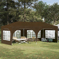 vidaXL Namiot imprezowy rozkładany 575 x 288 x 245 cm Ciemnoszary