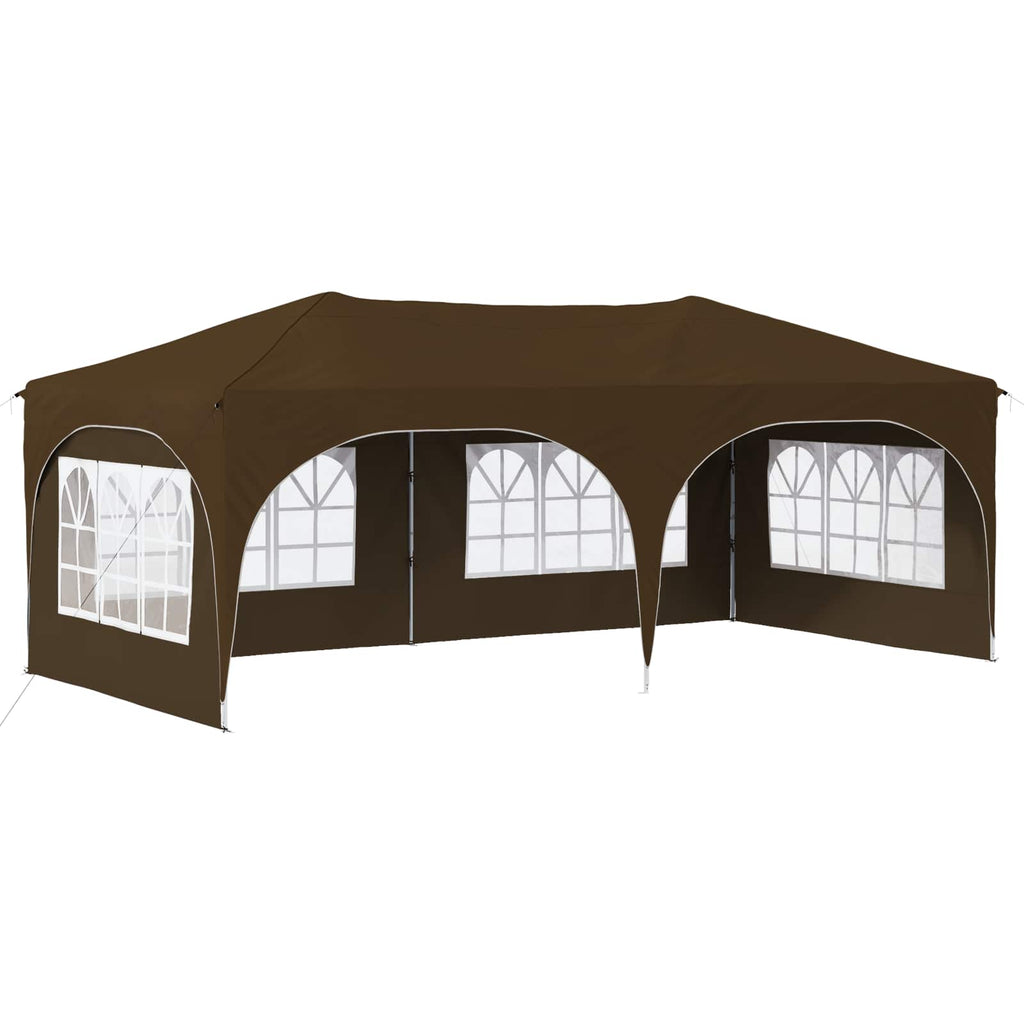 vidaXL Namiot imprezowy rozkładany 575 x 288 x 245 cm Ciemnoszary