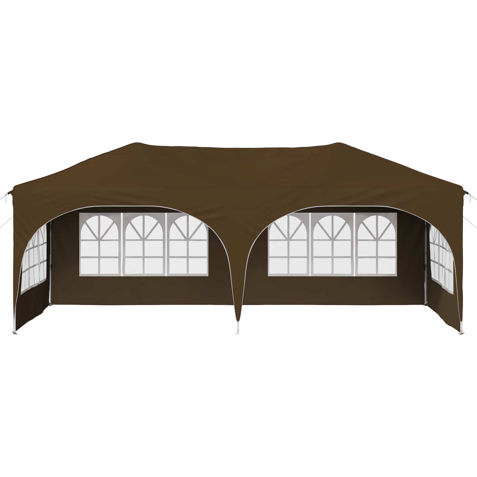 vidaXL Namiot imprezowy rozkładany 575 x 288 x 245 cm Ciemnoszary