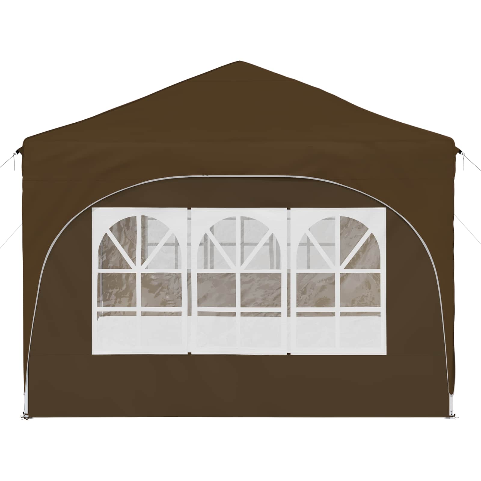 vidaXL Namiot imprezowy rozkładany 575 x 288 x 245 cm Ciemnoszary