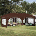 vidaXL Namiot imprezowy rozkładany 575 x 288 x 245 cm brązowy