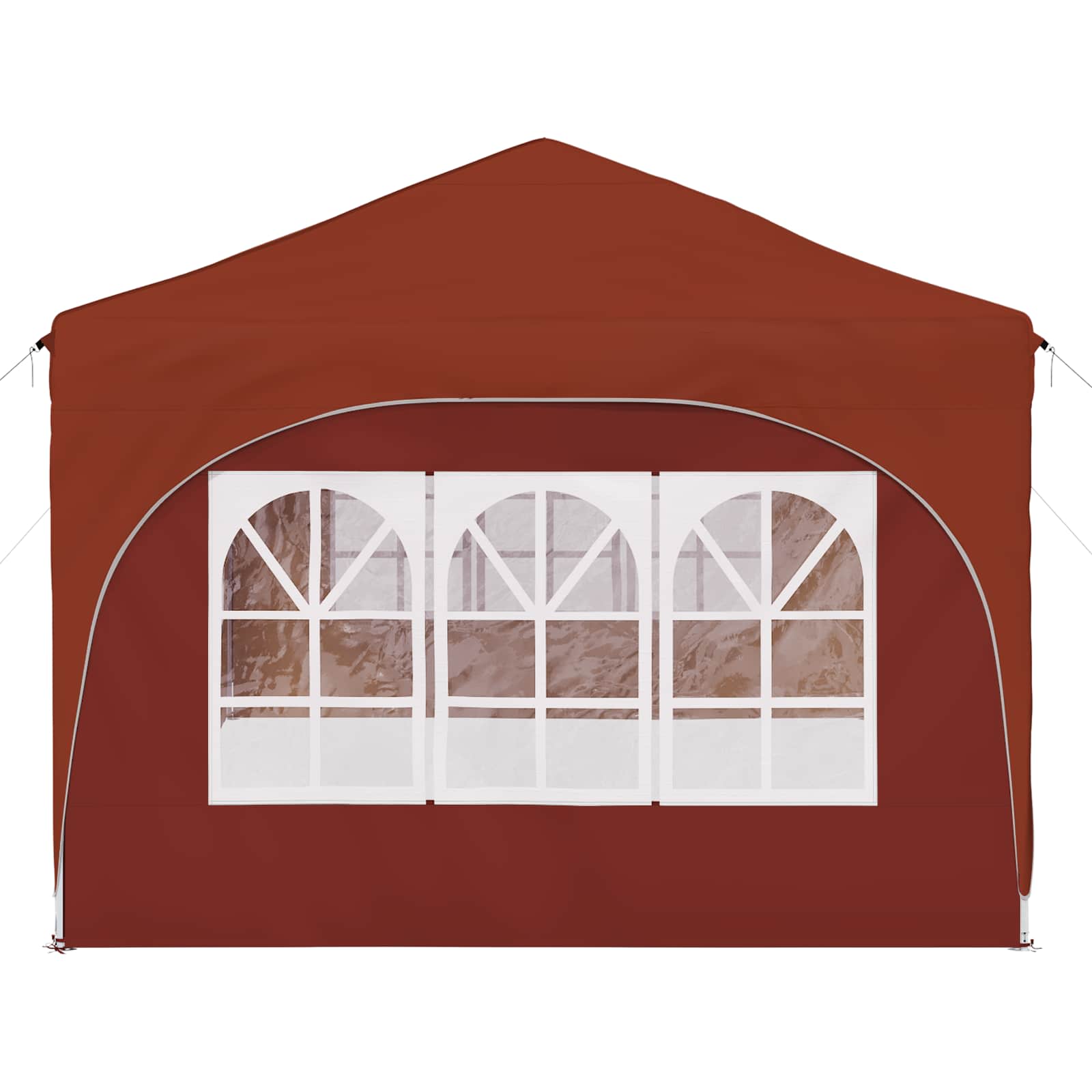 vidaXL Namiot imprezowy rozkładany 575 x 288 x 245 cm terakota