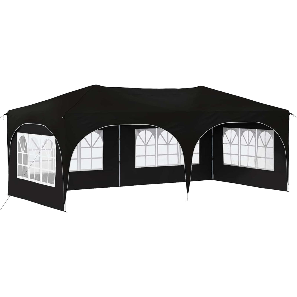 vidaXL Namiot imprezowy rozkładany 575 x 288 x 245 cm Czarny