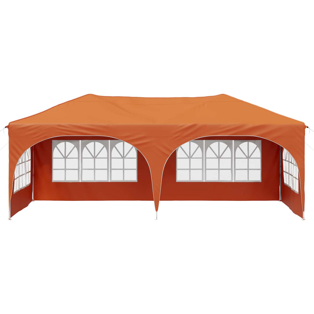 vidaXL Namiot imprezowy rozkładany 575 x 288 x 245 cm pomarańczowy