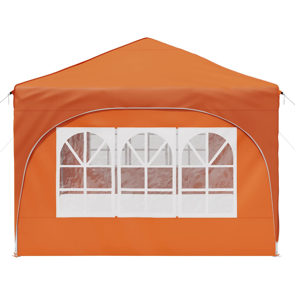 vidaXL Namiot imprezowy rozkładany 575 x 288 x 245 cm pomarańczowy