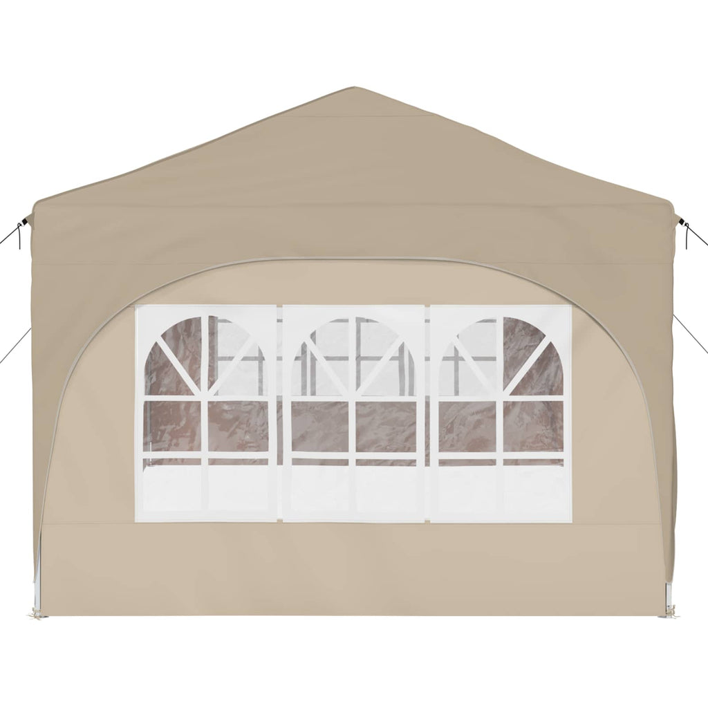 vidaXL Namiot imprezowy rozkładany 575 x 288 x 245 cm kremowy