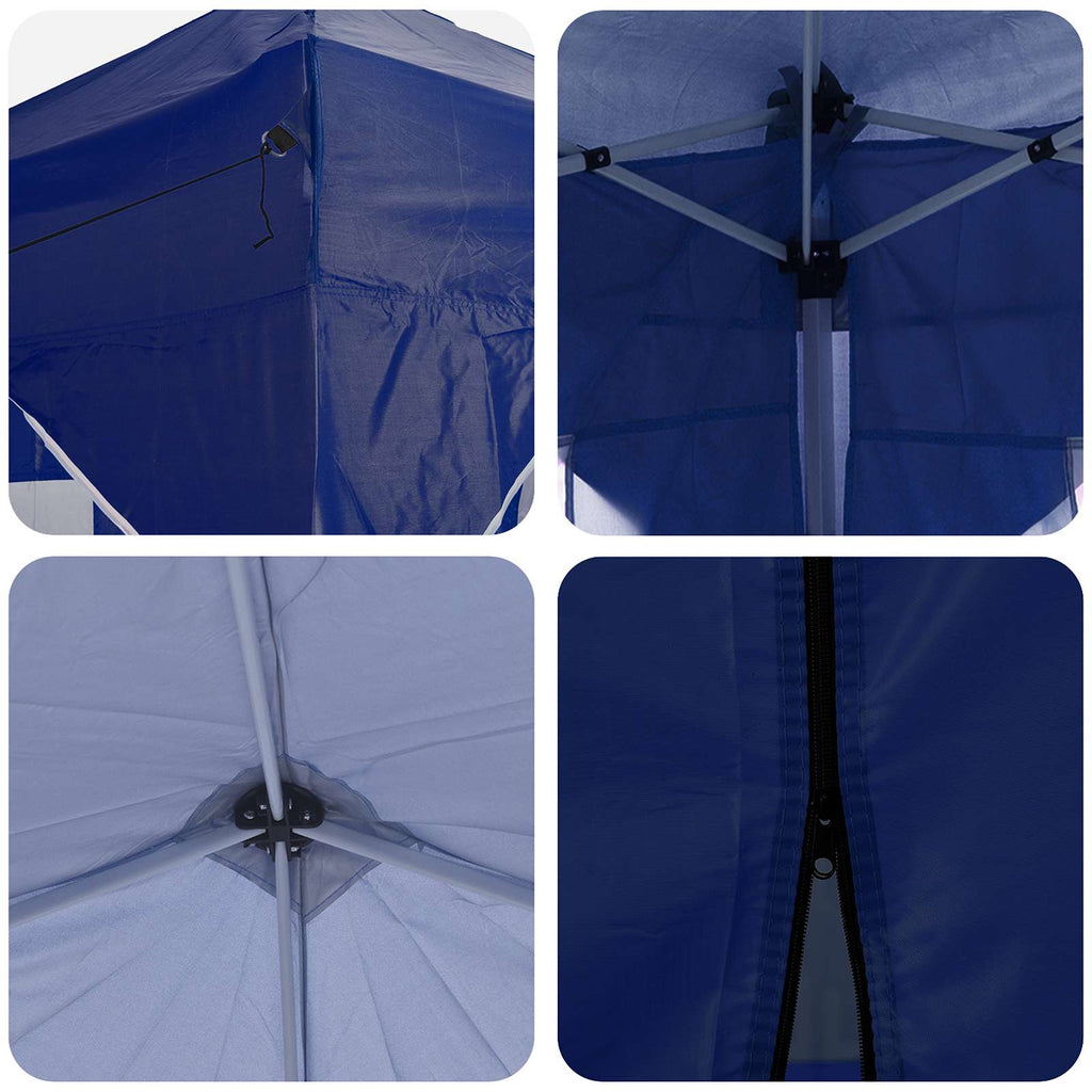vidaXL Namiot imprezowy rozkładany 575 x 288 x 245 cm niebieski