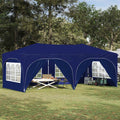 vidaXL Namiot imprezowy rozkładany 575 x 288 x 245 cm niebieski
