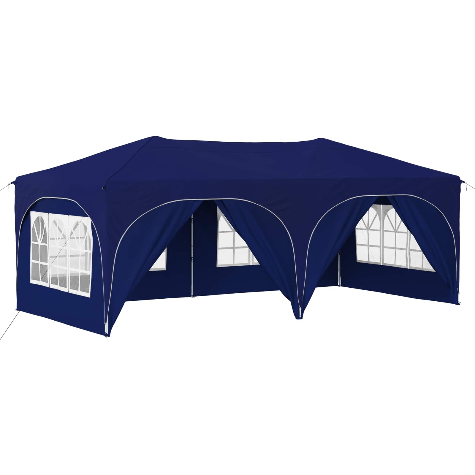 vidaXL Namiot imprezowy rozkładany 575 x 288 x 245 cm niebieski