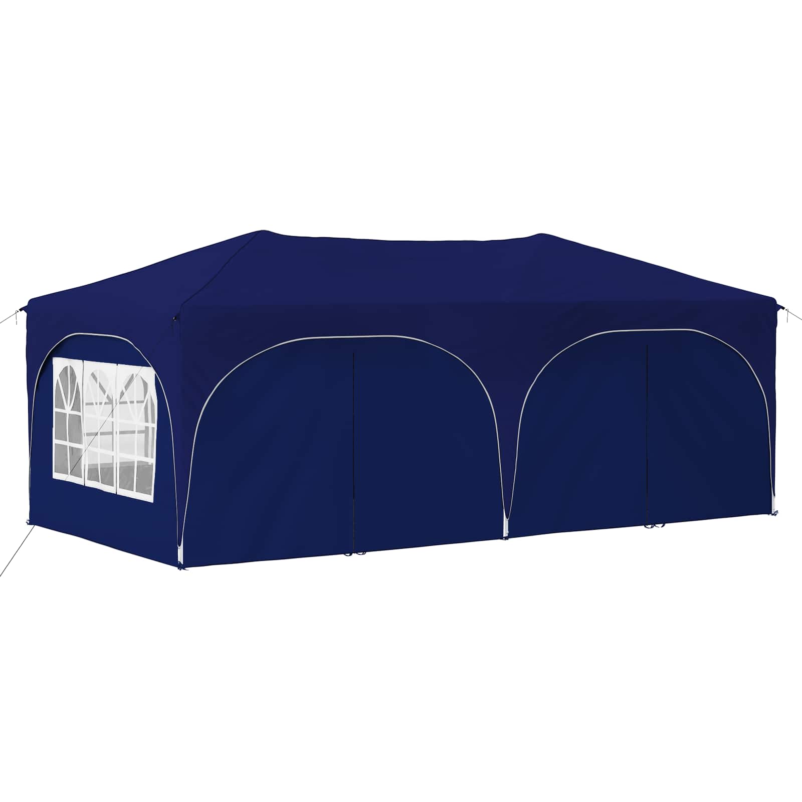 vidaXL Namiot imprezowy rozkładany 575 x 288 x 245 cm niebieski