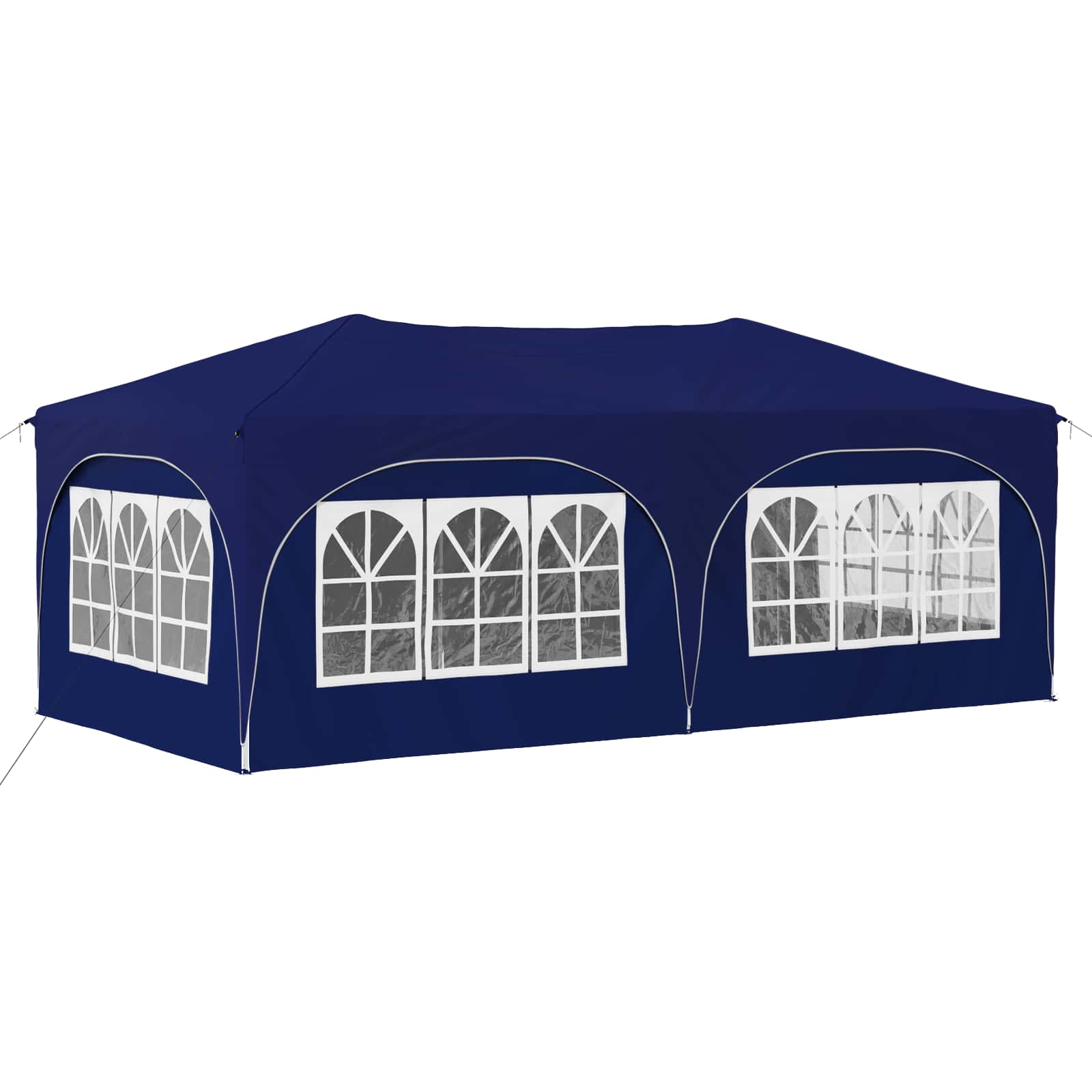 vidaXL Namiot imprezowy rozkładany 575 x 288 x 245 cm niebieski