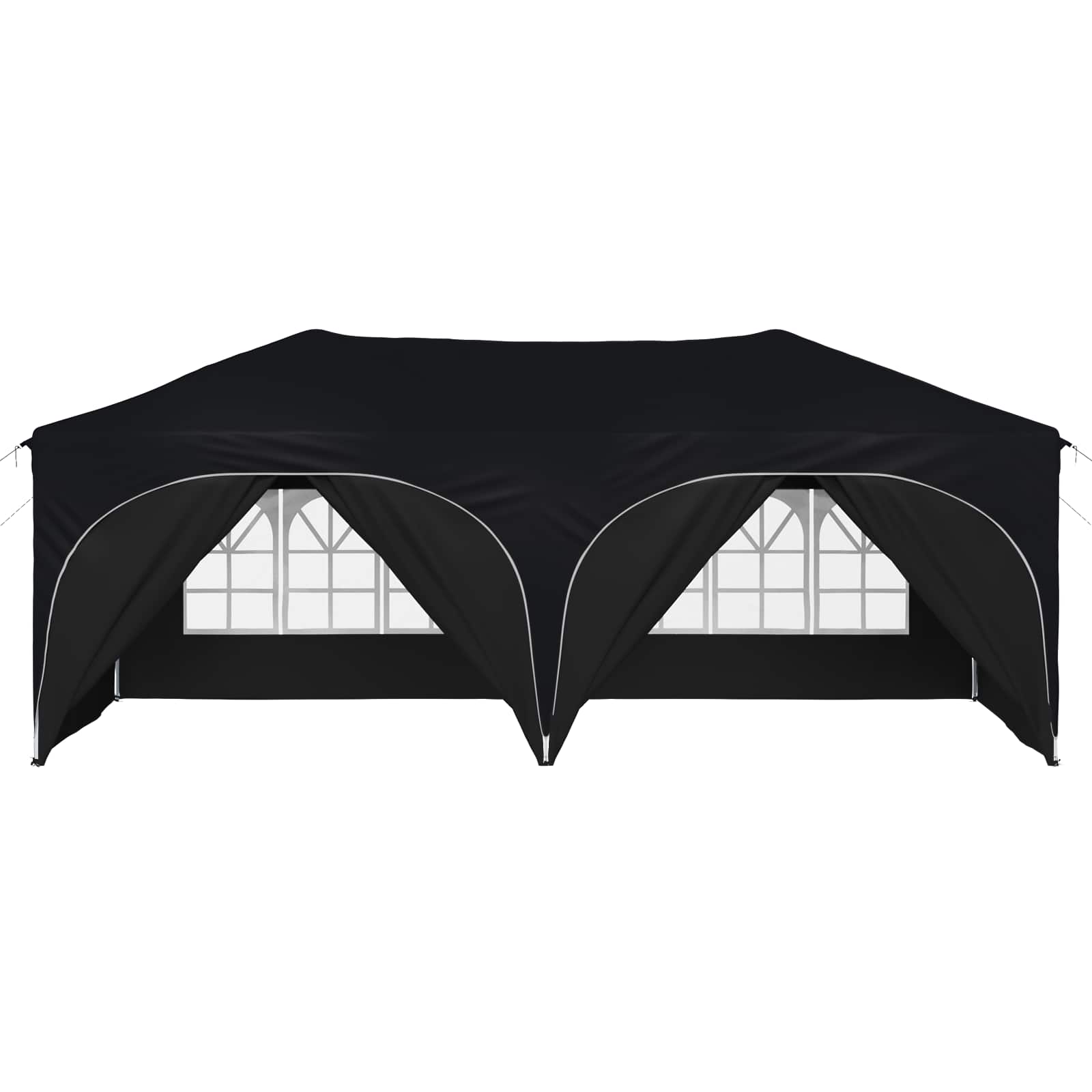 vidaXL Namiot imprezowy rozkładany 575 x 288 x 245 cm antracytowy