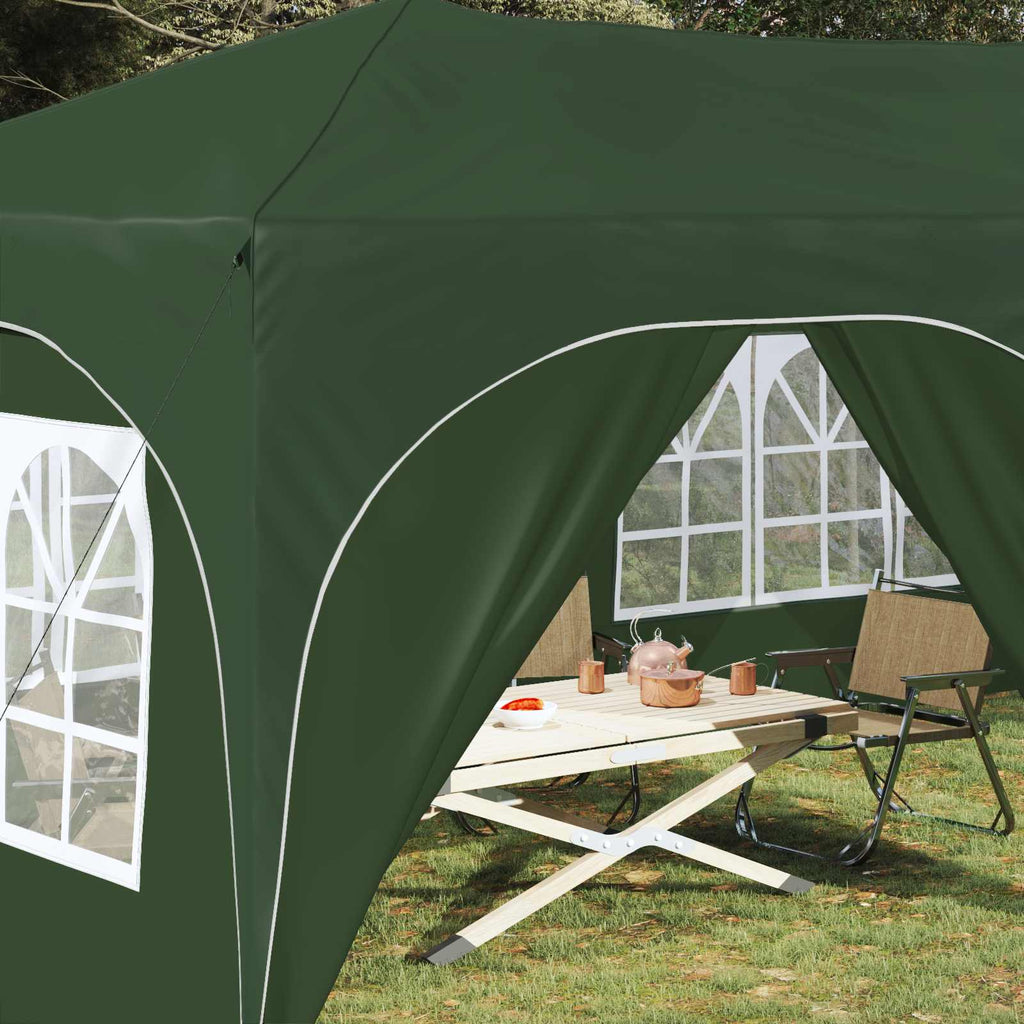 vidaXL Namiot imprezowy rozkładany 575 x 288 x 245 cm zielony