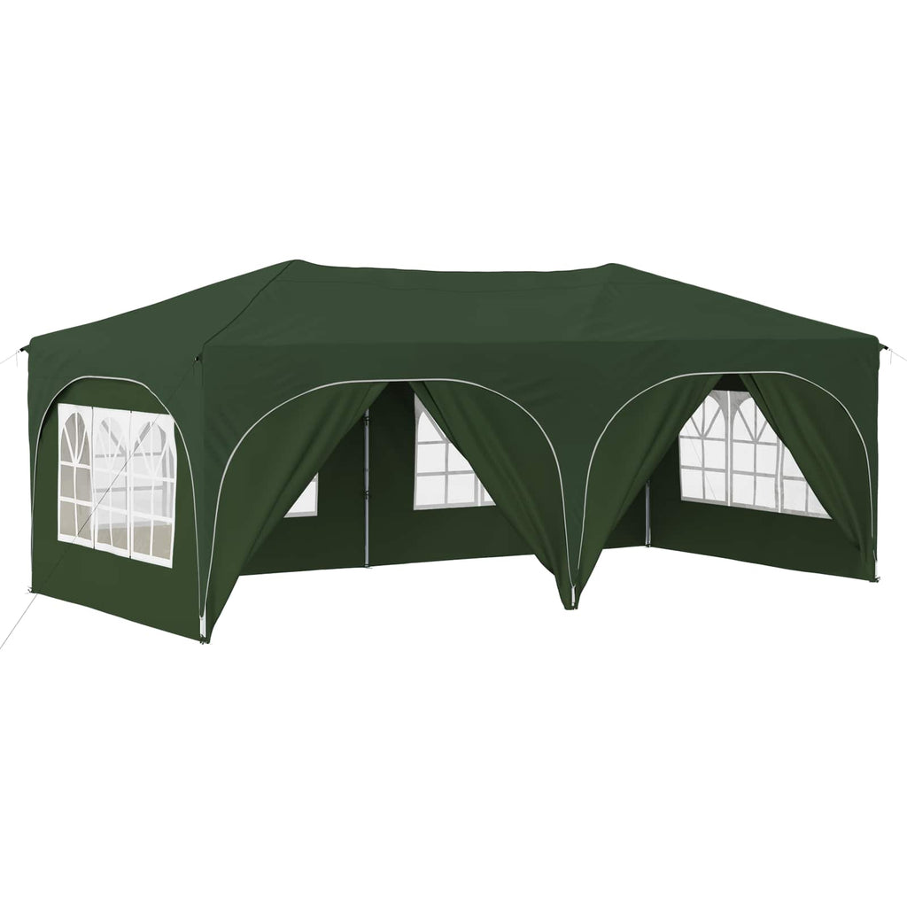 vidaXL Namiot imprezowy rozkładany 575 x 288 x 245 cm zielony