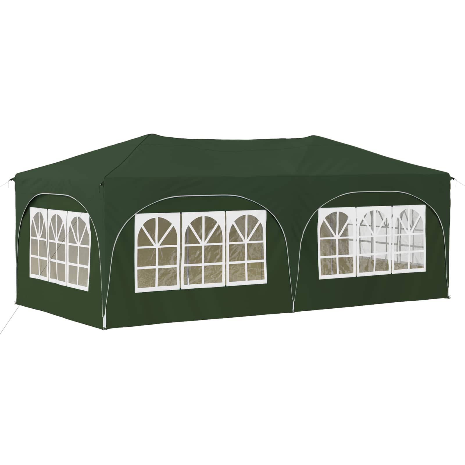 vidaXL Namiot imprezowy rozkładany 575 x 288 x 245 cm zielony