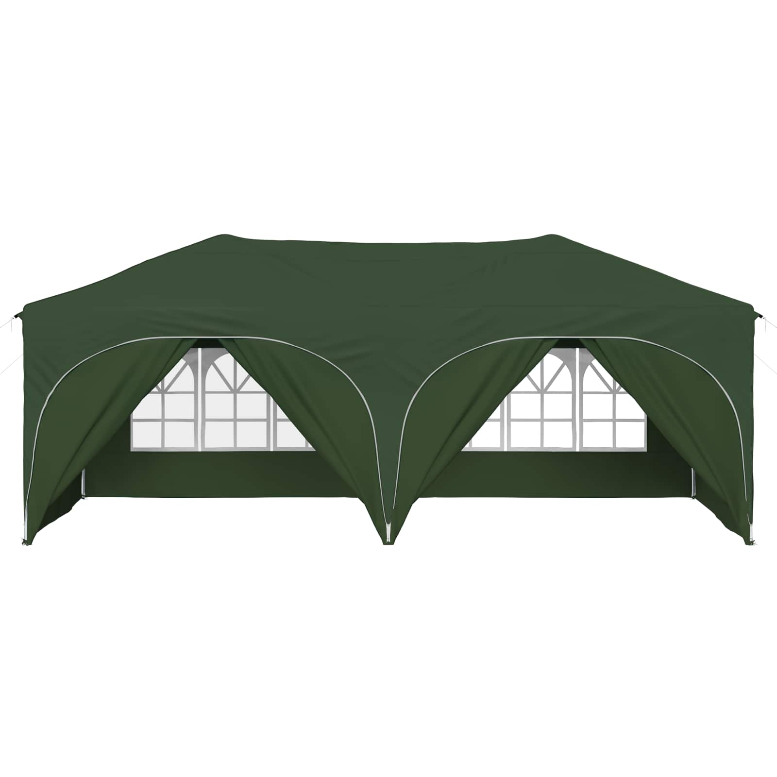 vidaXL Namiot imprezowy rozkładany 575 x 288 x 245 cm zielony