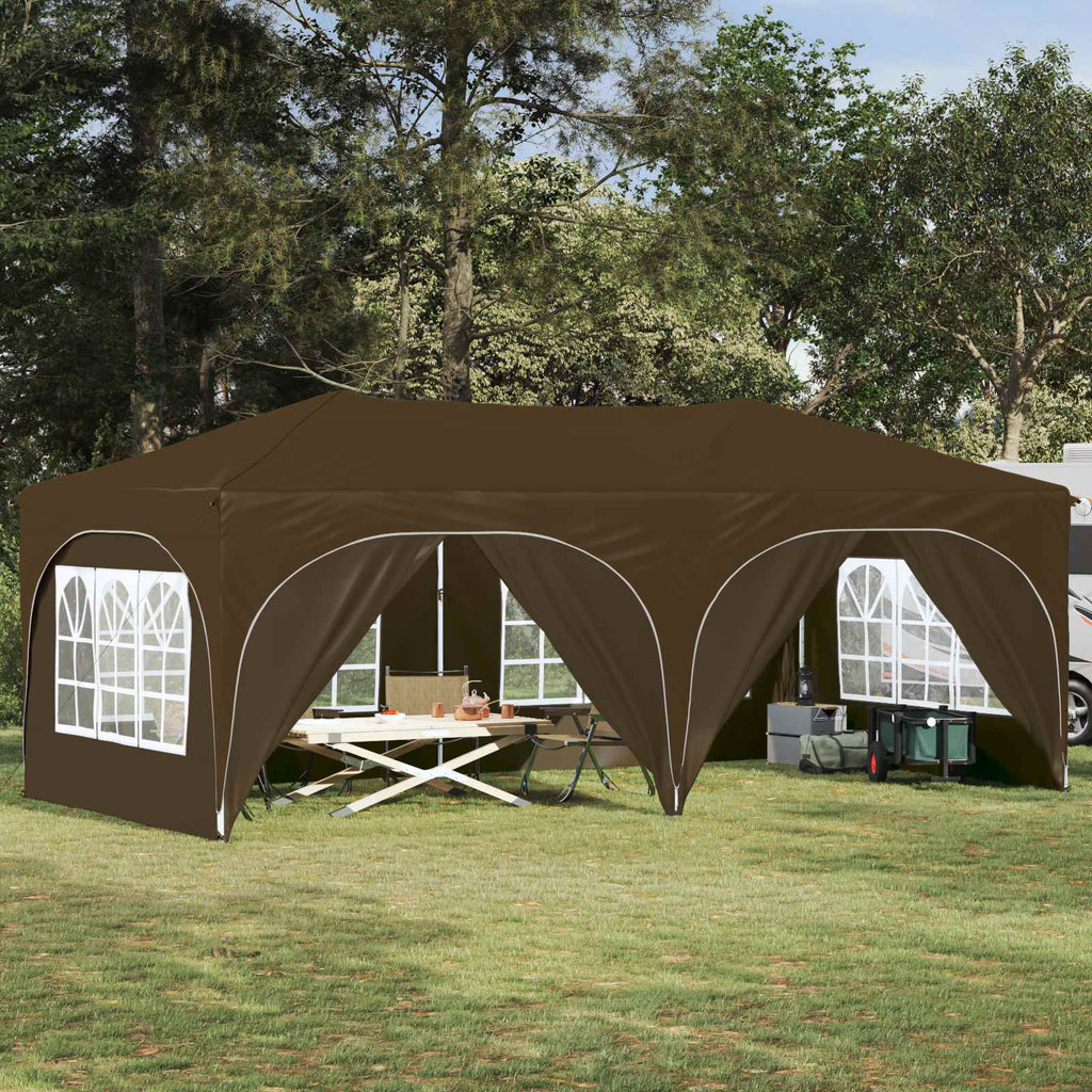 vidaXL Namiot imprezowy rozkładany 575 x 288 x 245 cm Ciemnoszary