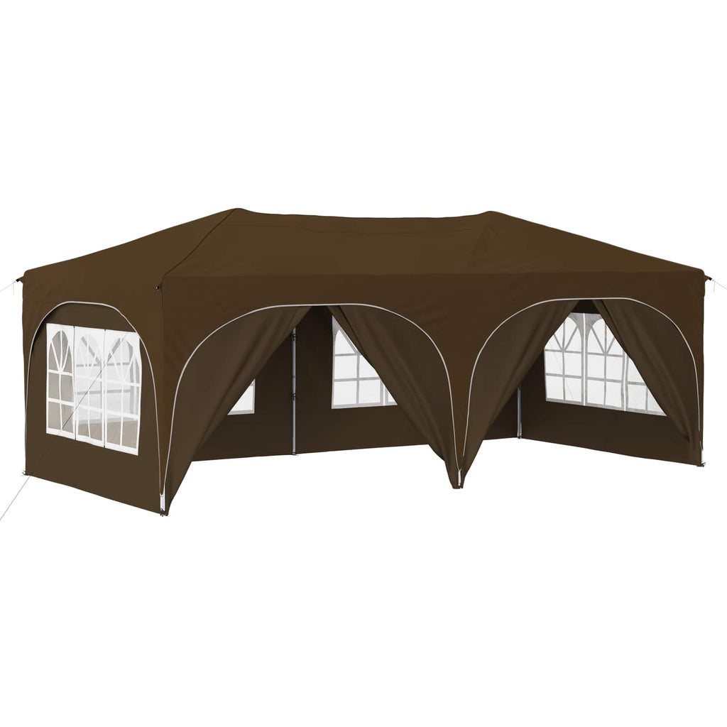 vidaXL Namiot imprezowy rozkładany 575 x 288 x 245 cm Ciemnoszary