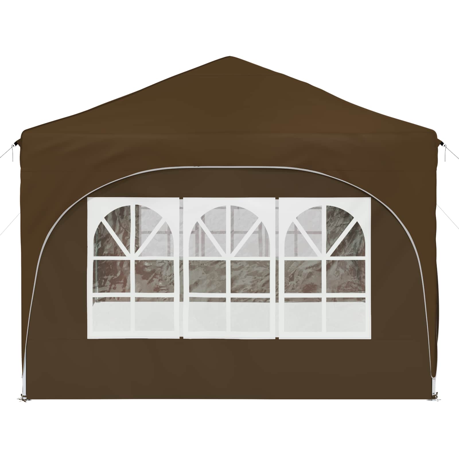 vidaXL Namiot imprezowy rozkładany 575 x 288 x 245 cm Ciemnoszary