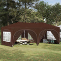 vidaXL Namiot imprezowy rozkładany 575 x 288 x 245 cm brązowy