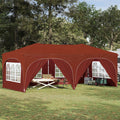 vidaXL Namiot imprezowy rozkładany 575 x 288 x 245 cm terakota