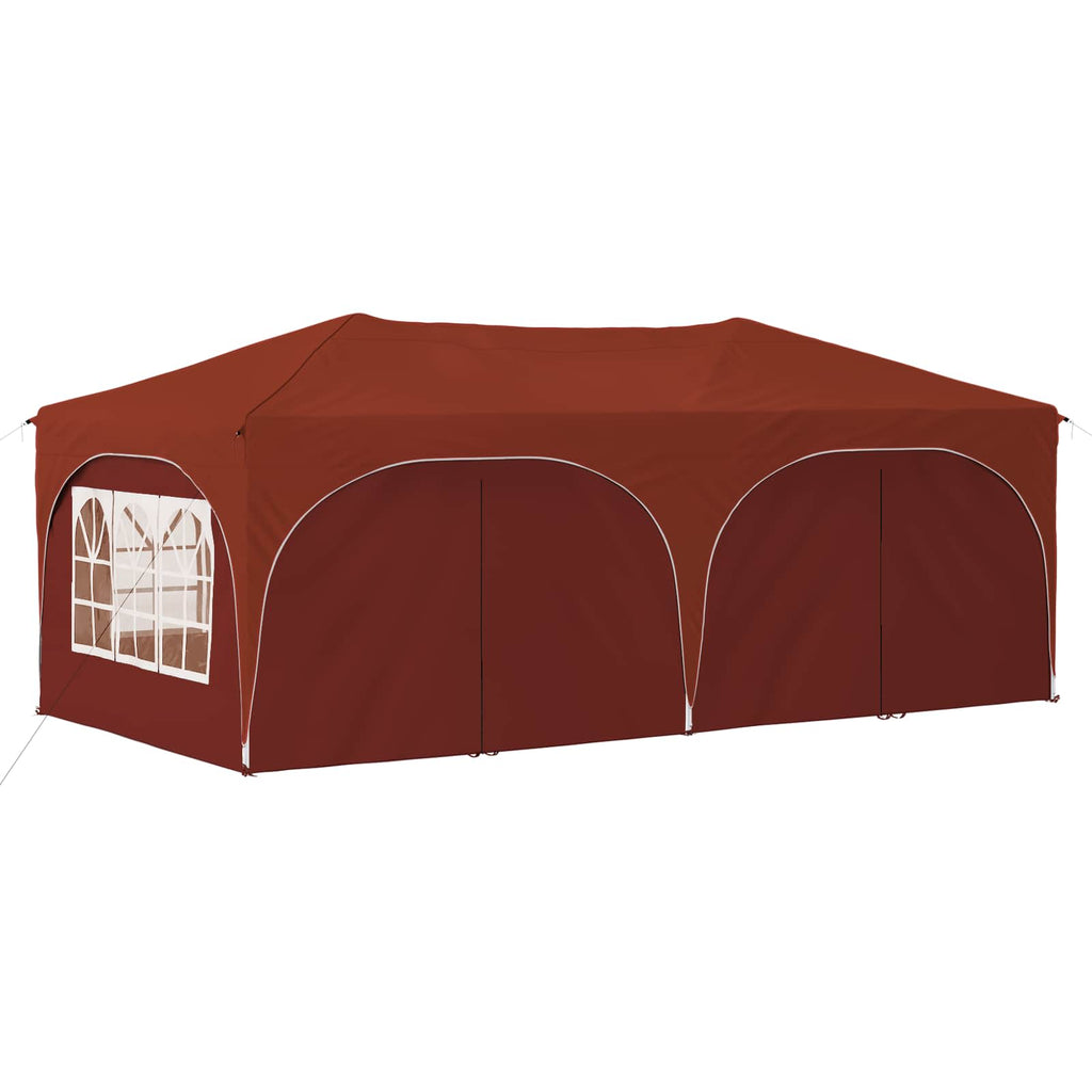 vidaXL Namiot imprezowy rozkładany 575 x 288 x 245 cm terakota