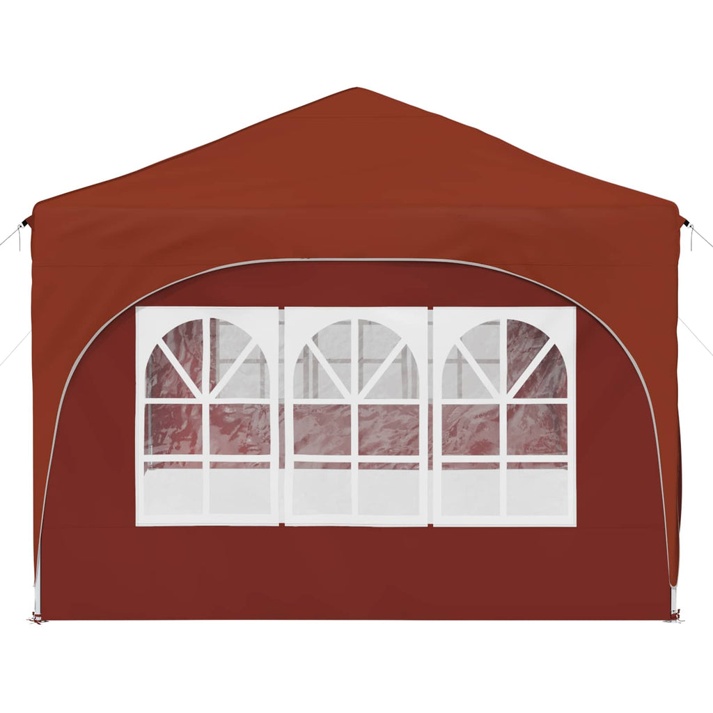 vidaXL Namiot imprezowy rozkładany 575 x 288 x 245 cm terakota