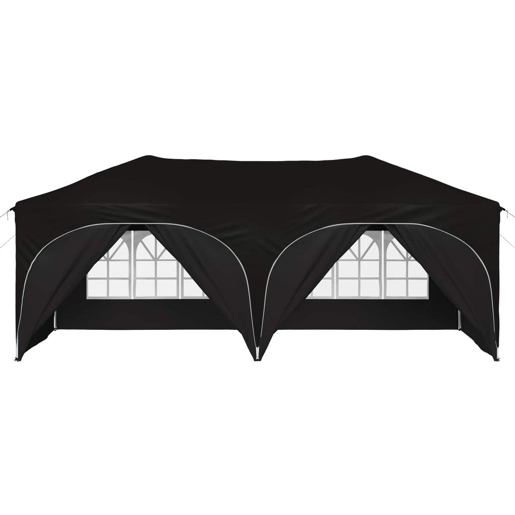 vidaXL Namiot imprezowy rozkładany 575 x 288 x 245 cm Czarny