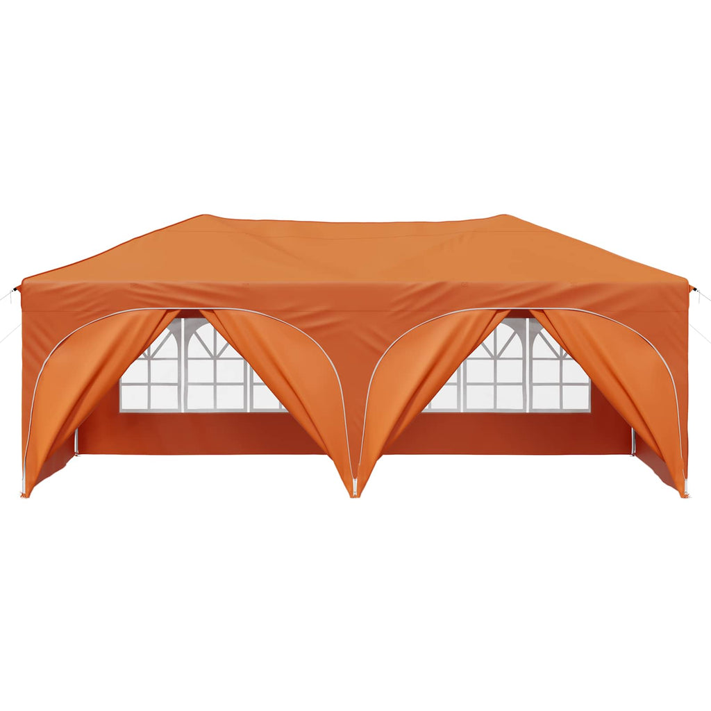 vidaXL Namiot imprezowy rozkładany 575 x 288 x 245 cm pomarańczowy