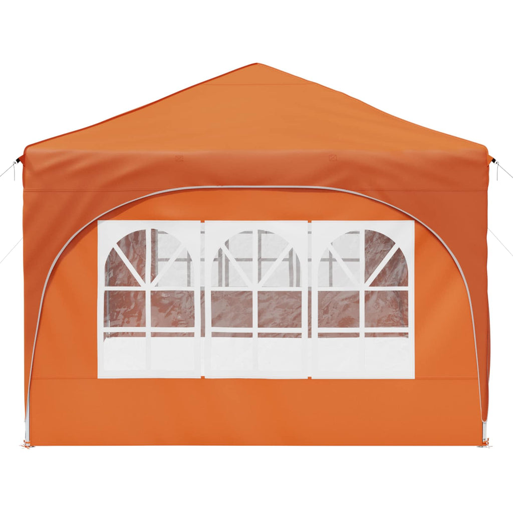 vidaXL Namiot imprezowy rozkładany 575 x 288 x 245 cm pomarańczowy