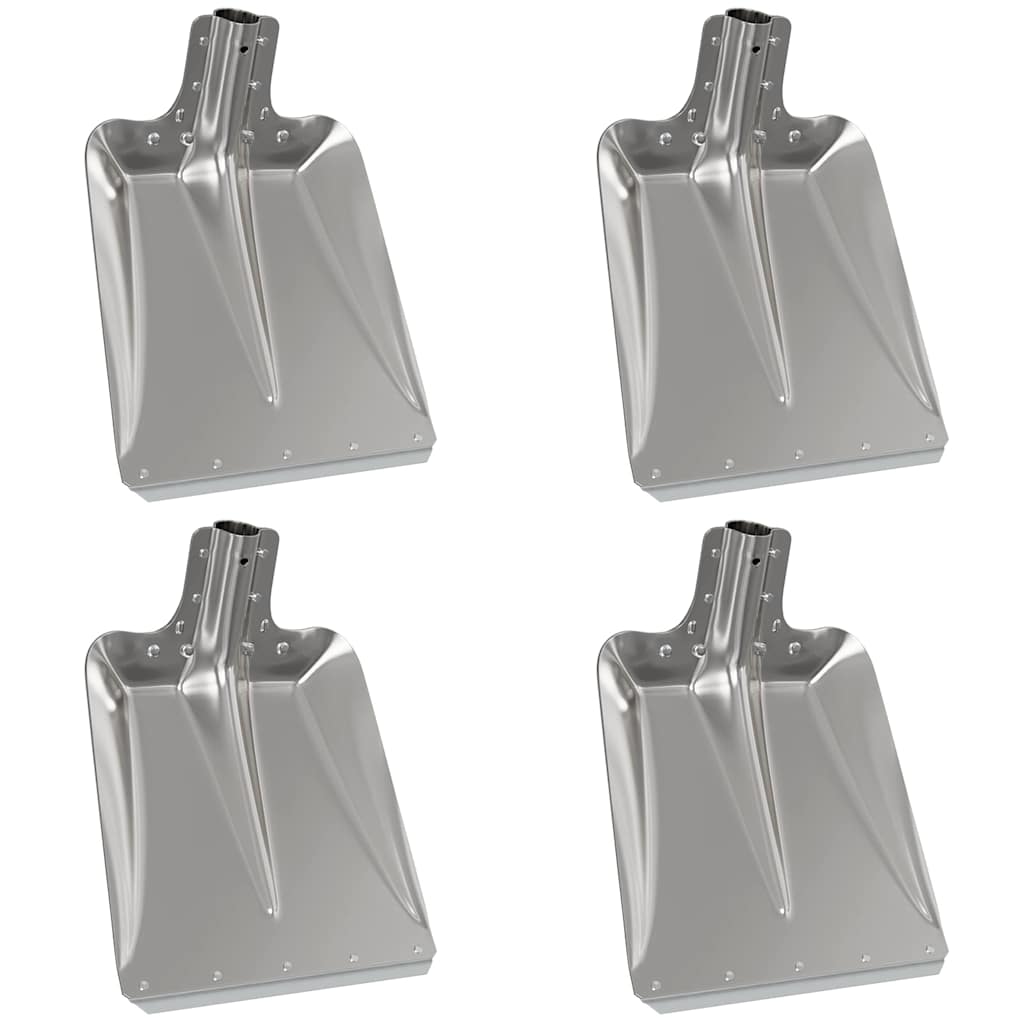 vidaXL Głowica łopaty 4 pcs Srebrny 43 x 32,5 cm Aluminium