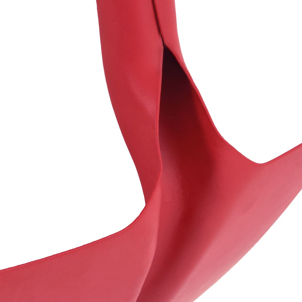 vidaXL Głowica łopaty Czerwony 39,5 x 27,5 cm Stal malowana proszkowo