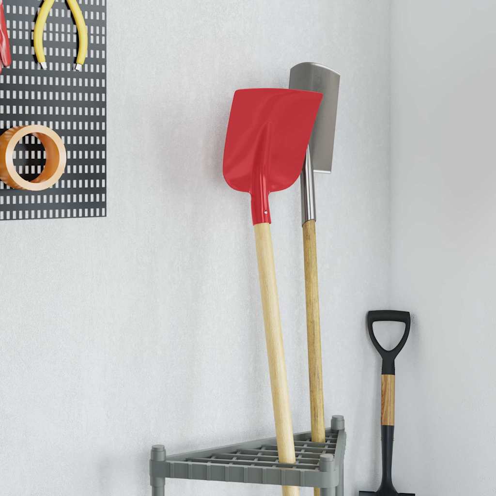 vidaXL Głowica łopaty 4 pcs Czerwony 32 x 24,5 cm
