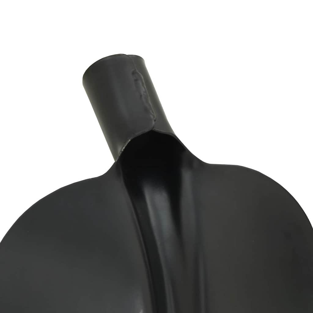 vidaXL Głowica łopaty Czarny 34,5 x 24 cm Stal malowana proszkowo