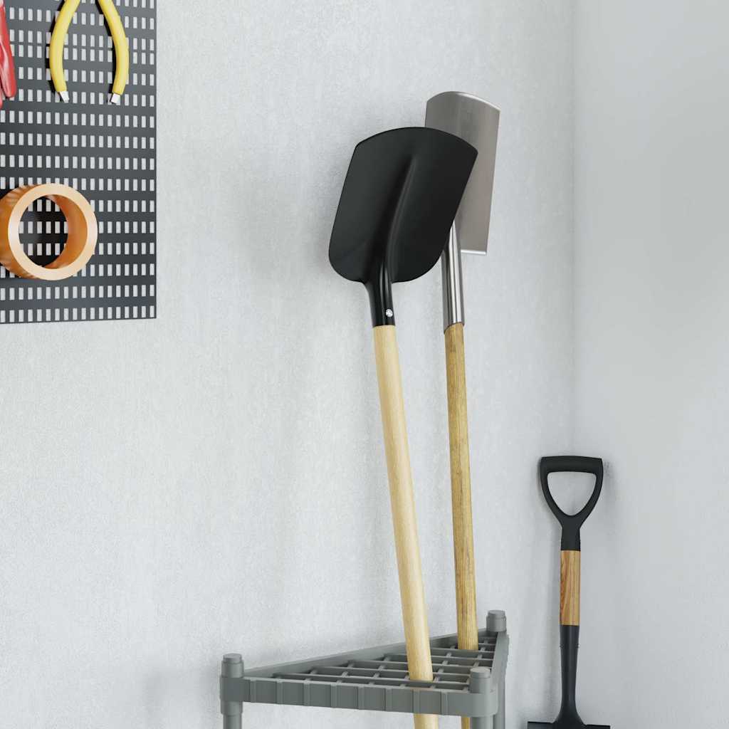vidaXL Głowica łopaty Czarny 34,5 x 24 cm Stal malowana proszkowo