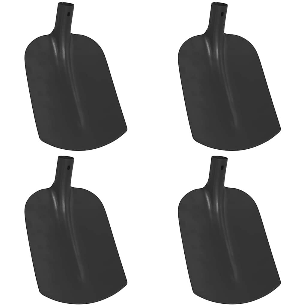 vidaXL Głowica łopaty 4 pcs Czarny 34,5 x 24 cm