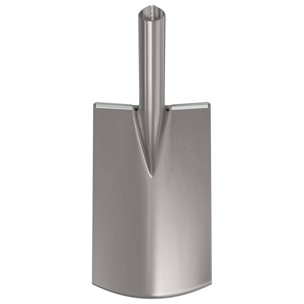 vidaXL Głowica łopaty Srebrny 43 x 17 cm Stal malowana proszkowo