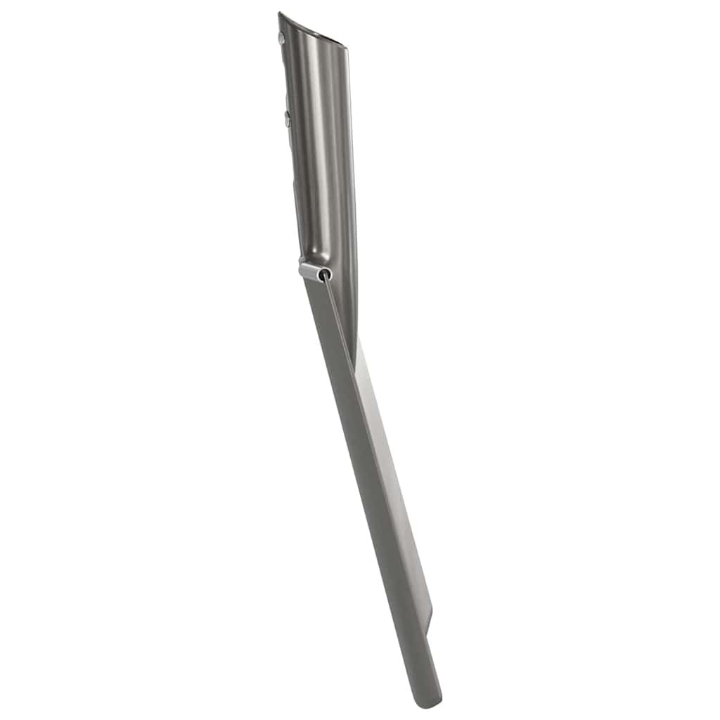 vidaXL Głowica łopaty 4 pcs Srebrny 43 x 17 cm Stal malowana proszkowo