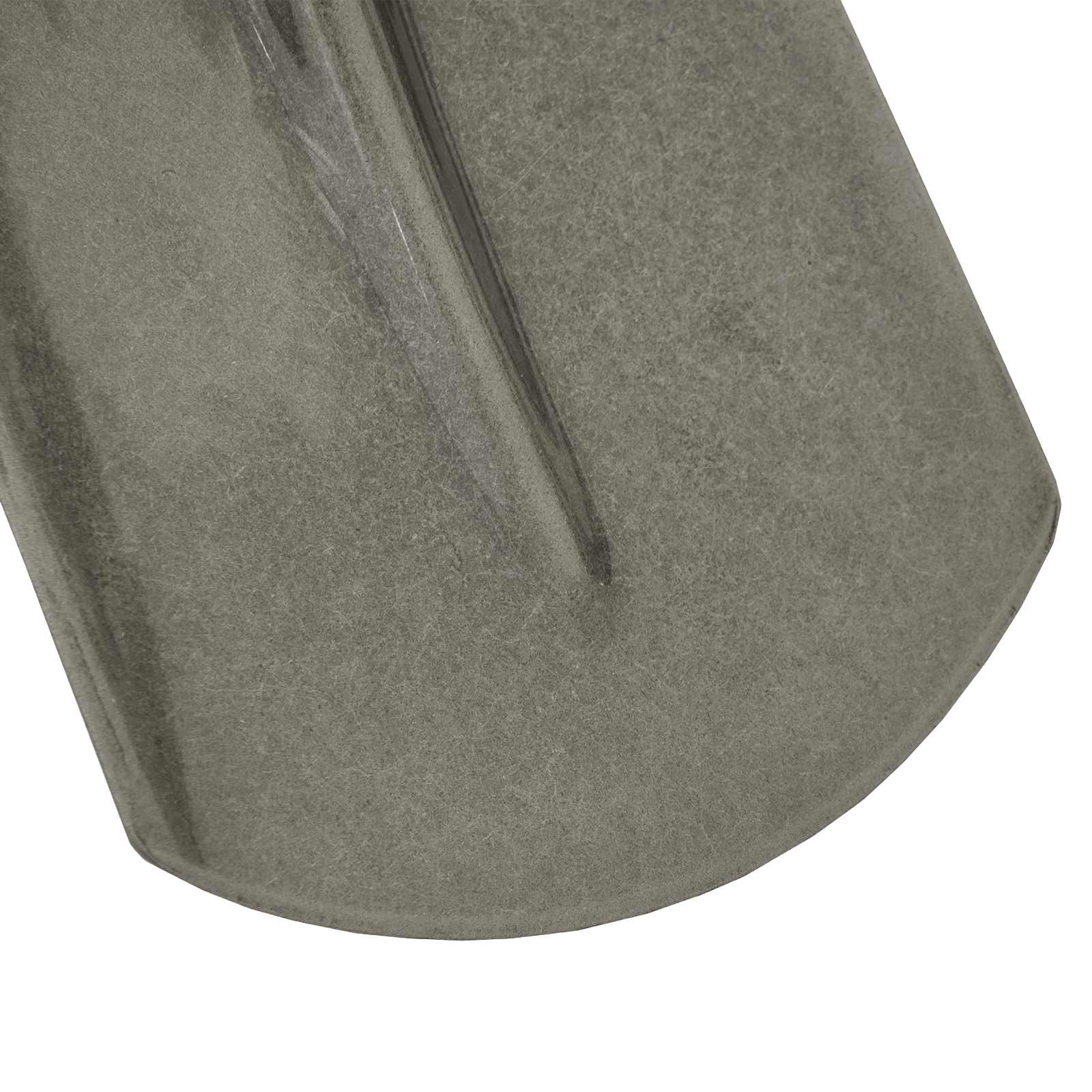 vidaXL Głowica łopaty Srebrny 33 x 21 cm Stal malowana proszkowo