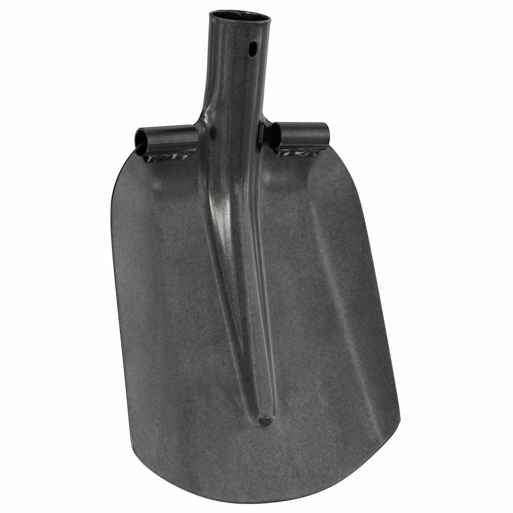 vidaXL Głowica łopaty Srebrny 33 x 21 cm Stal malowana proszkowo