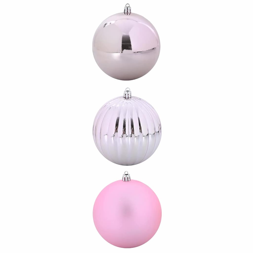 vidaXL Zestaw Bombek Świątecznych XXL 3 pcs Różowy