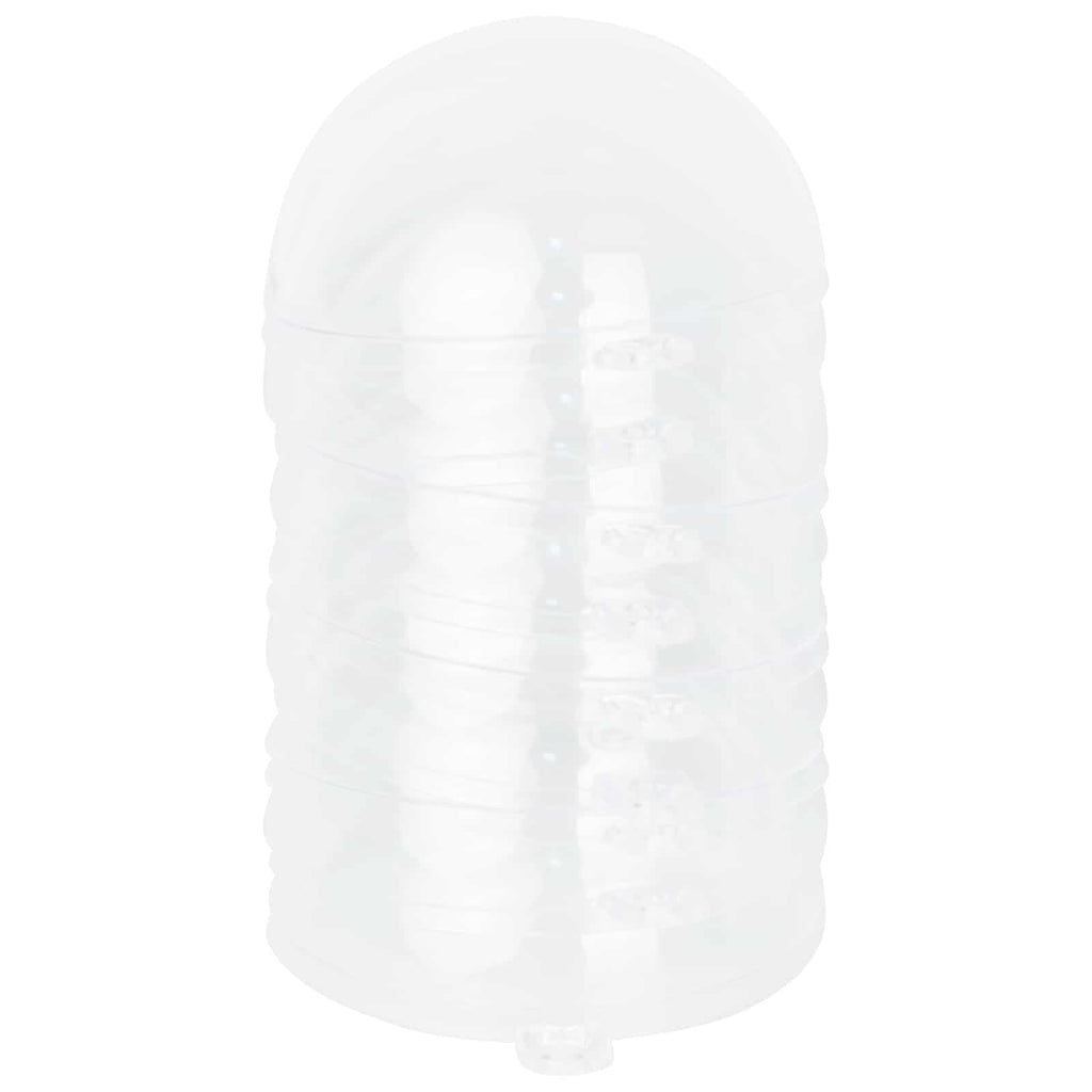 vidaXL Zestaw Bombek Choinkowych 50 pcs przezroczysty Ø 5 cm
