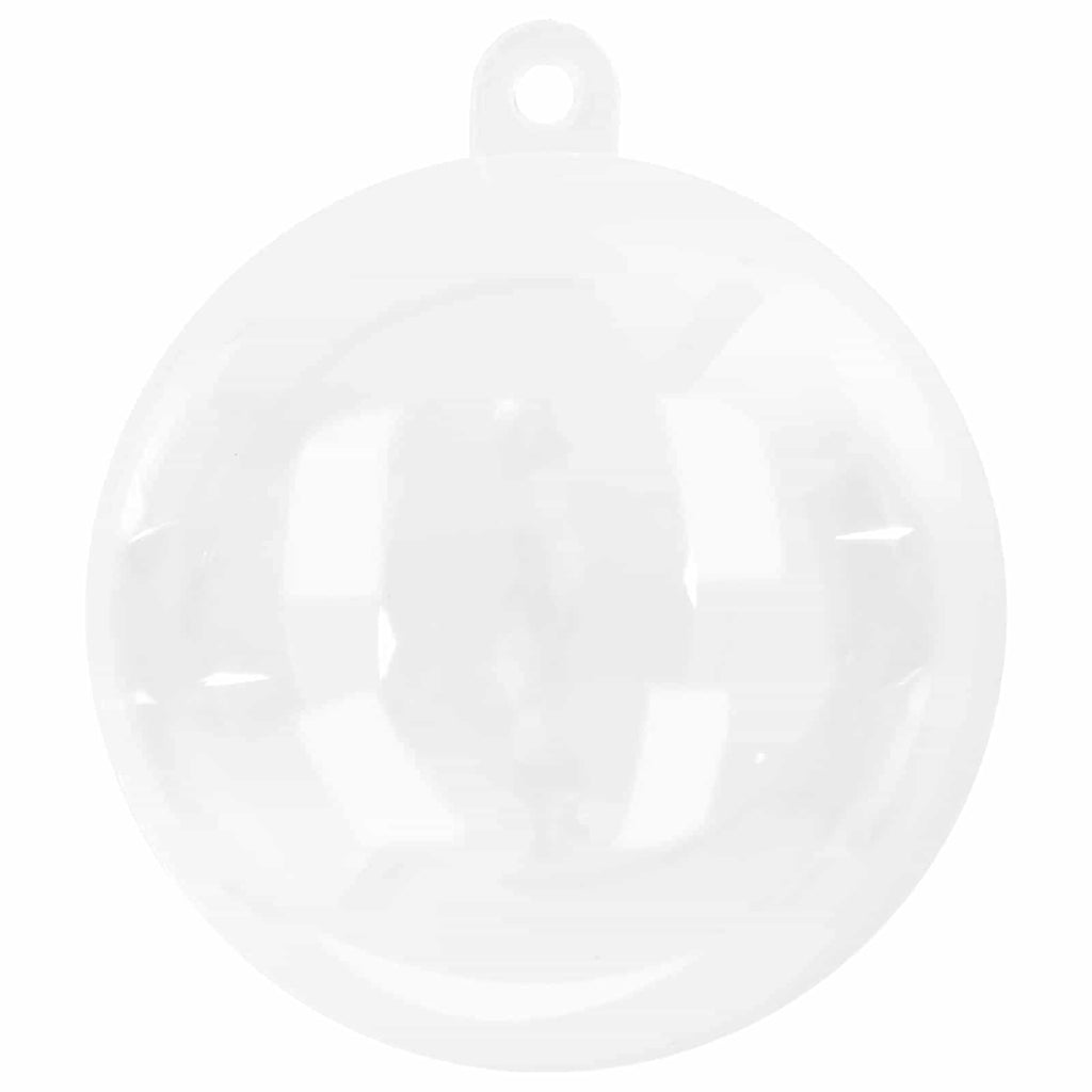 vidaXL Zestaw Bombek Choinkowych 50 pcs przezroczysty Ø 5 cm